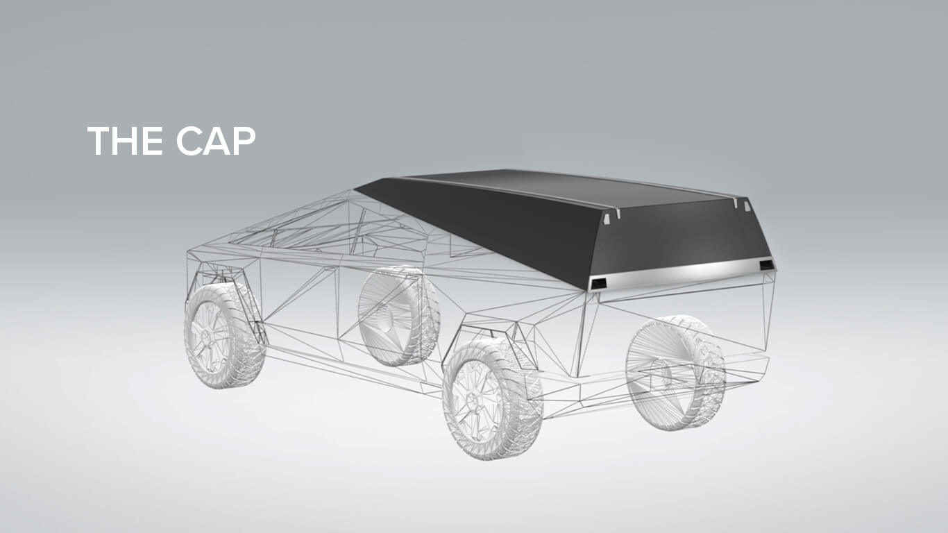 Truck Cap on Tesla Cybertruck