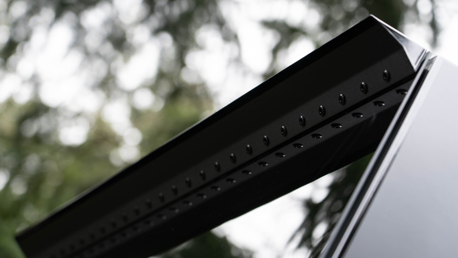 Rear spoiler installed on The Cap for better aerodynamics